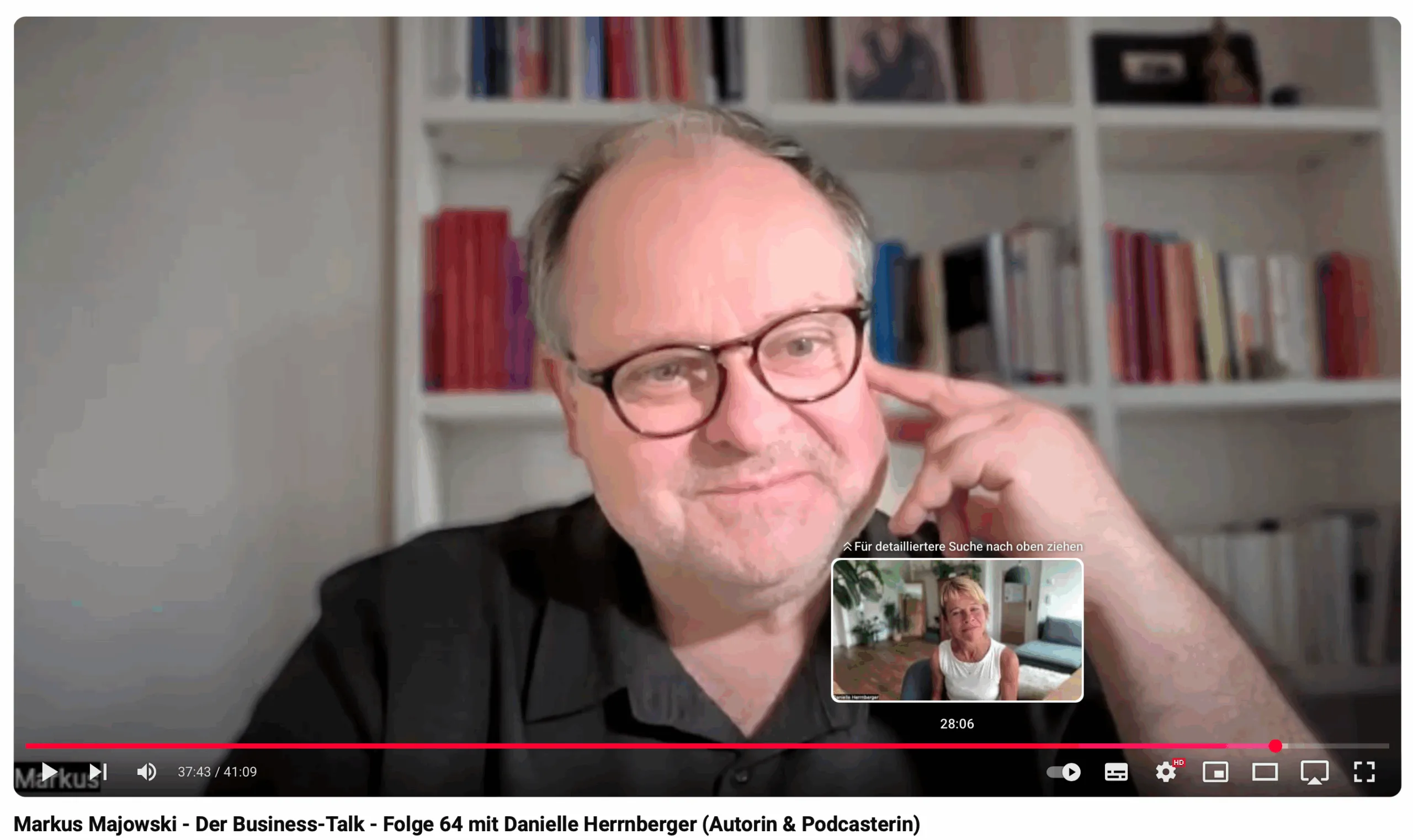 Markus Majowski - Der Business-Talk - Folge 64 mit Danielle Herrnberger