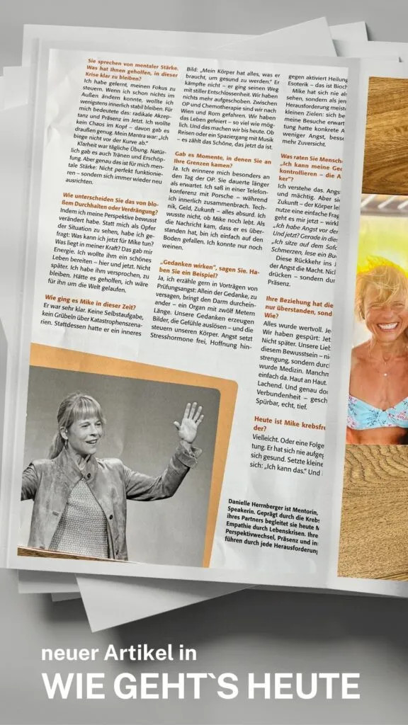 Zeitschrift Artikel WIE GEHTES HEUTE