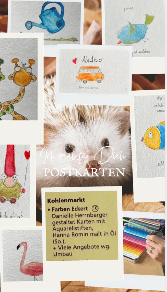 Live Karten malen beim Herbstfest in Regensburg