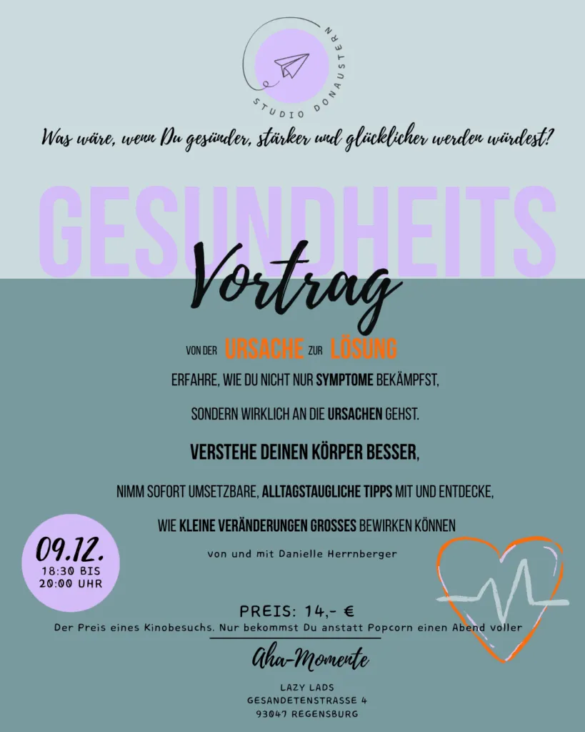 Beitragbild Gesundheitsvortrag Von Ursachen anstatt Symptomen