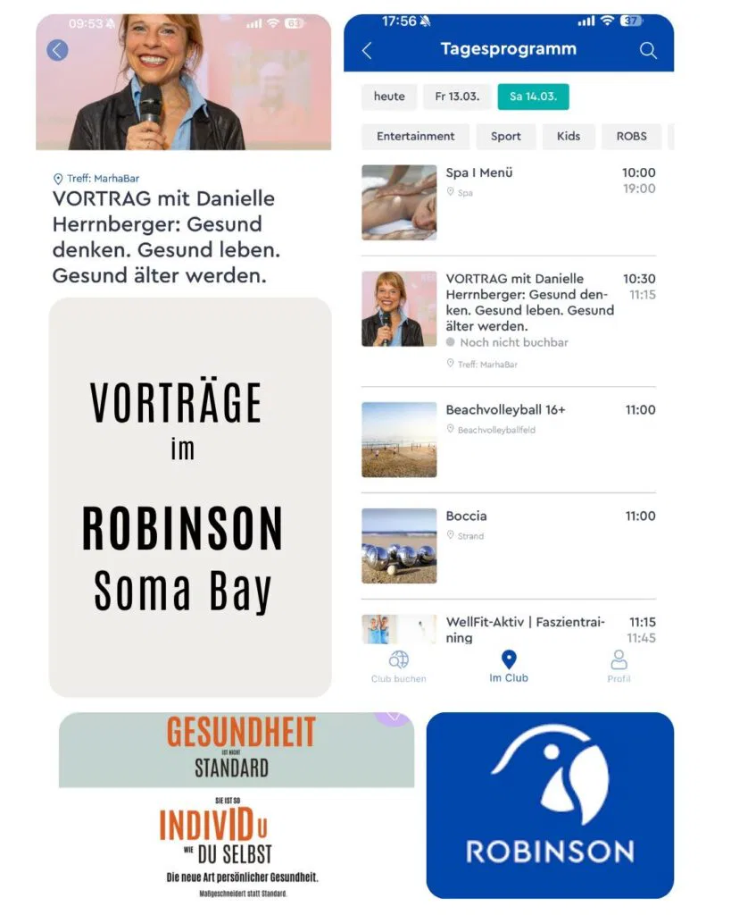 Vorträge im Robinson Club in Soma Bay