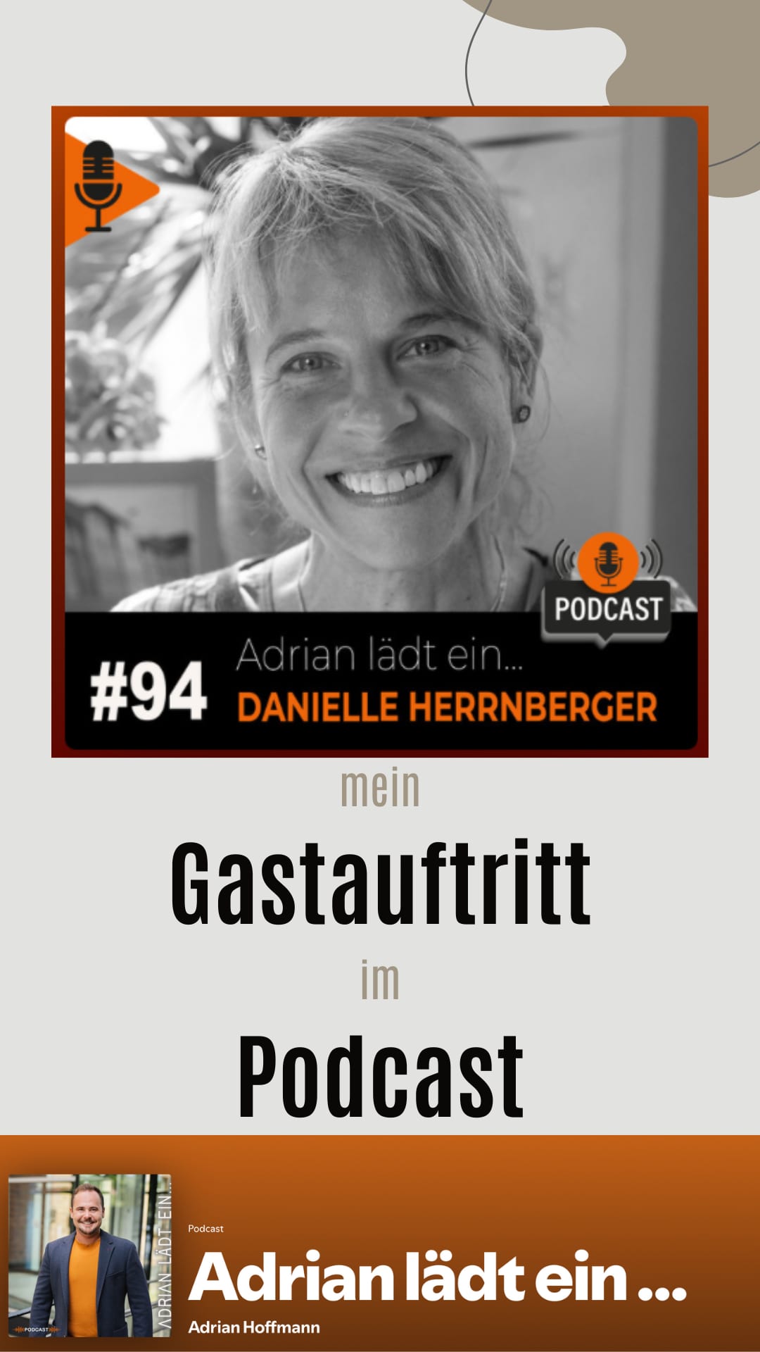 Coverbild Adrian lädt ein Podcast Gastauftritt